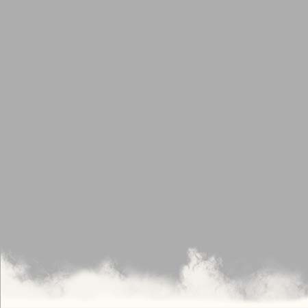 A simulated image of low-floating smoke or fog on a gray background.