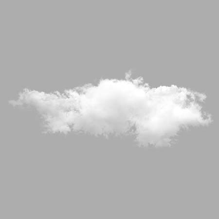 A simulated image of a dense cumulus cloud.